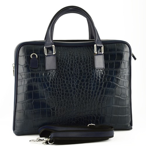Cartable cuir véritable - en,