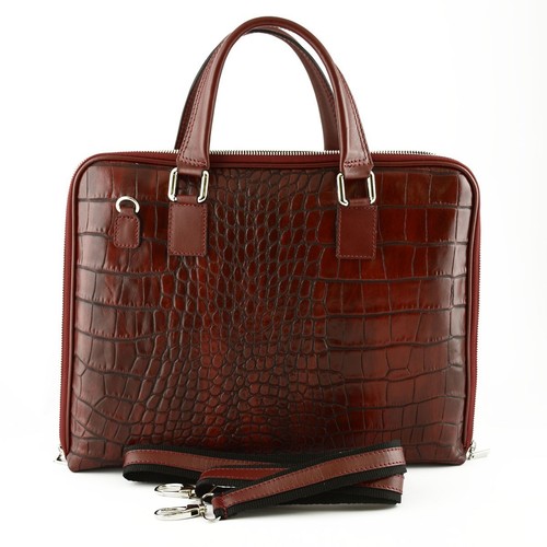 Cartable cuir véritable - cuir,