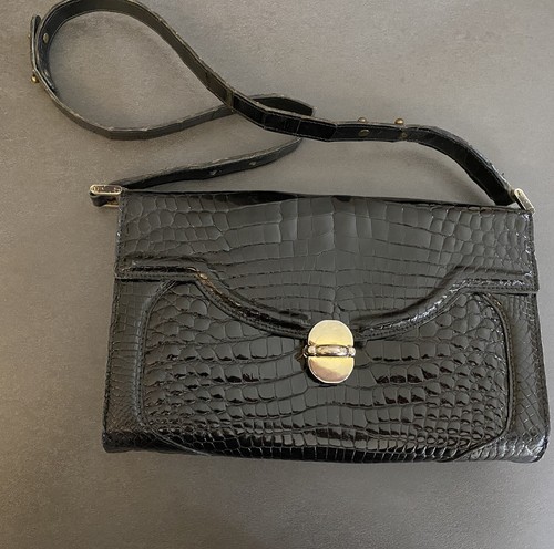 Sac main cuir crocodile - main, de