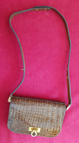 Sac mains vintage cuir - a,