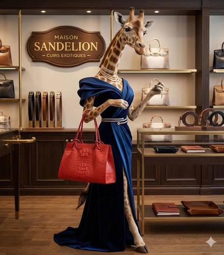 Sac cuir crocodile - cuir,